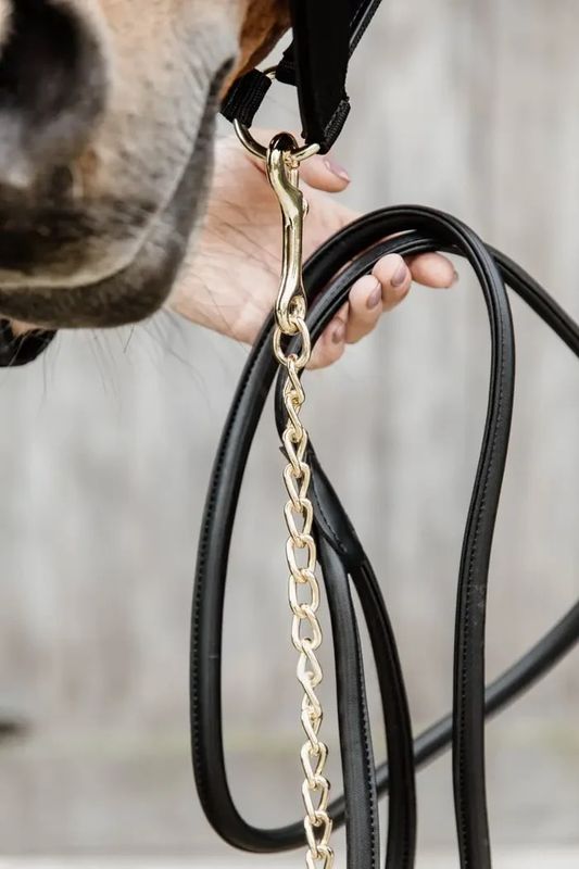 Kentucky Leather Chain Lead -2,7m