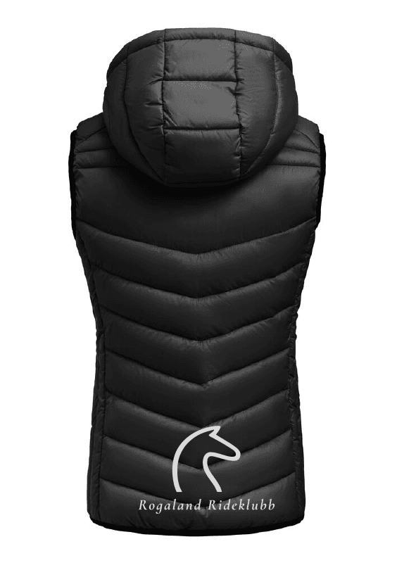 Vattert Vest Trykk/Brodert Logo Damemodell