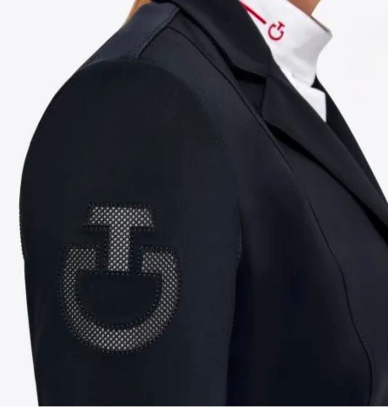 Cavalleria Toscana Women's Competition jacket with zip with inserts in technical mesh