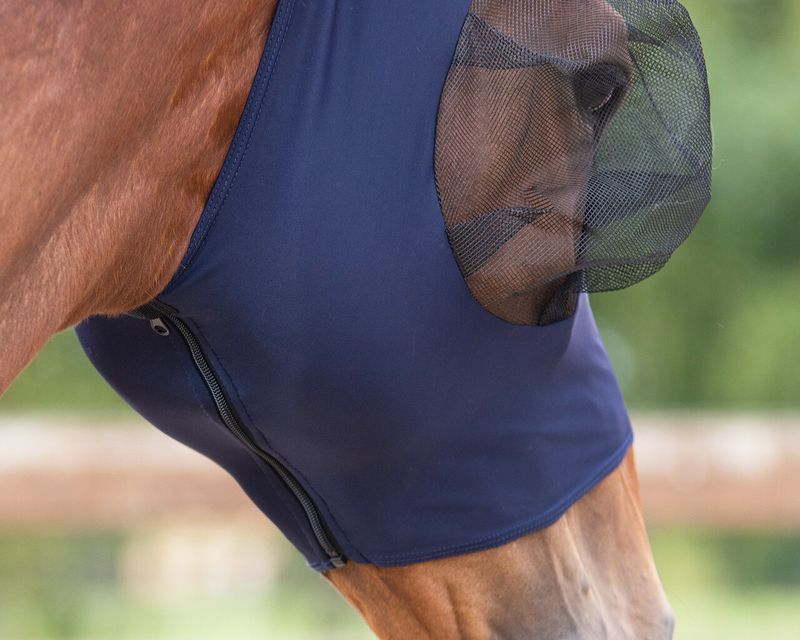 QHP Fly Mask Super Bug Navy